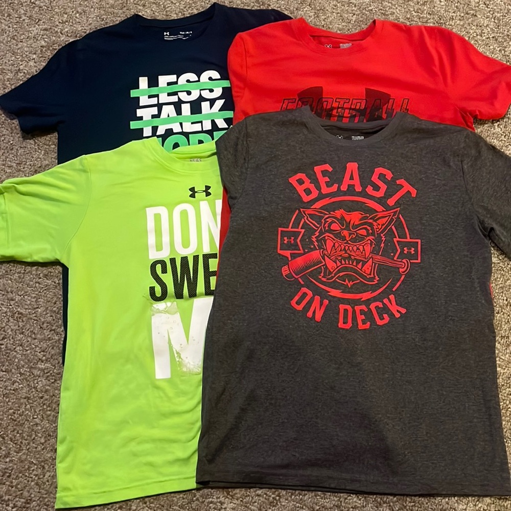 Boys Under Armour shirts
